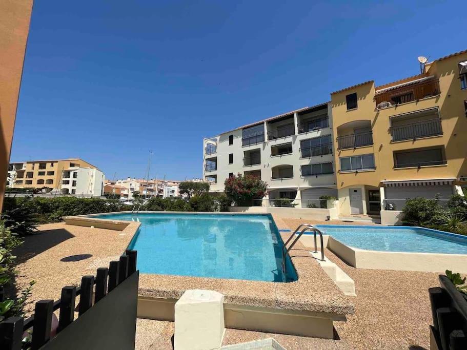 Cap'Nomad Studio Cote Port - Terrasse - Piscine - Parking Агде Екстериор снимка